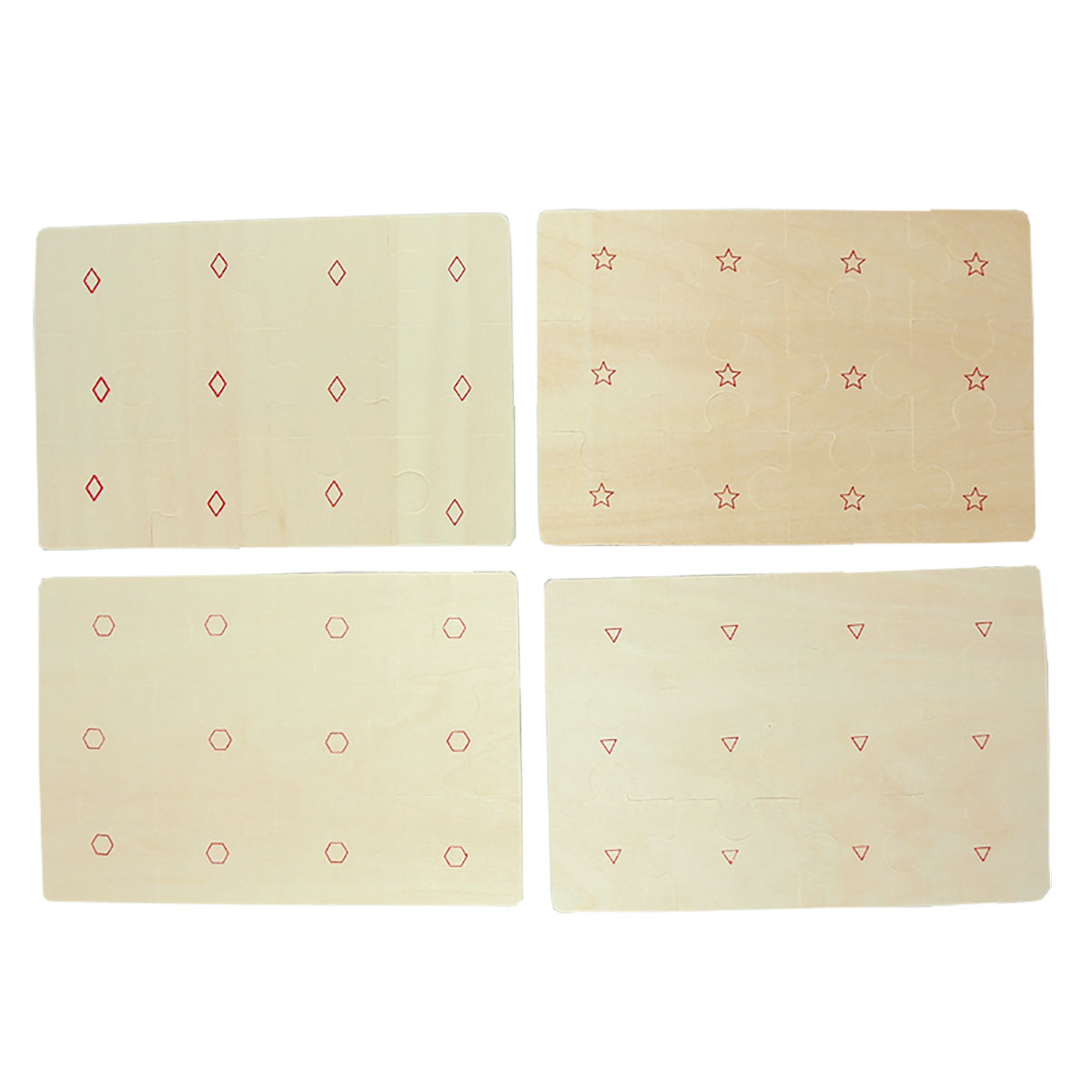 Pussel i låda av trä Elsa Beskow visor baksidan Hjelms