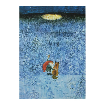 Stort julkort A4 Eviga julaftons by Harald Wiberg